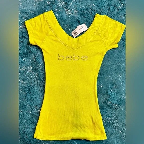 ◆♡bebe♡◆ bebe | Tops | Bebe Logo Shirt Xxs | Poshmark